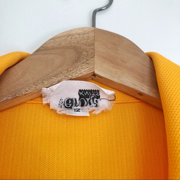 Vintage exaggerated Neck western Button Up Dress - Picture 4 of 8